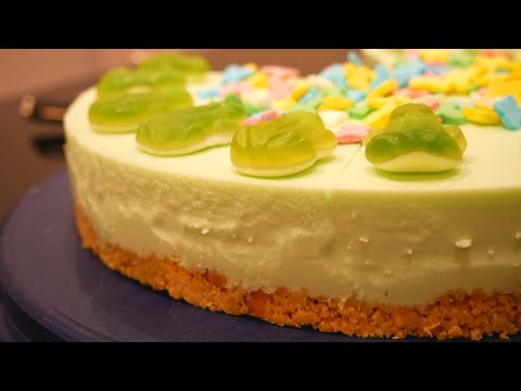 Waldmeister Torte | kinderleicht backen | No Bake Cake