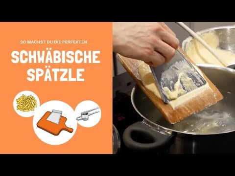 Es ist so einfach Schwäbische Spätzle selber zu machen, dass es sie bei uns fast täglich gibt!