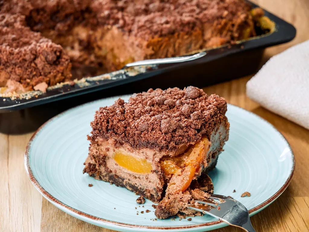 Schokokäsekuchen vom Blech erdbeer rhabarber kuchen