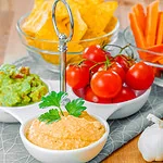 Hummus mit Kichererbsen