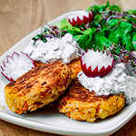 Reisbratlinge mit Radieschenquark spitzkohlpfanne mit hackfleisch spitzkohlpfanne mit hackfleisch