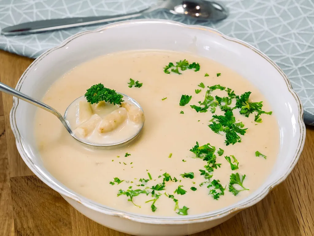 Spargel-Creme-Suppe spargel kartoffelauflauf