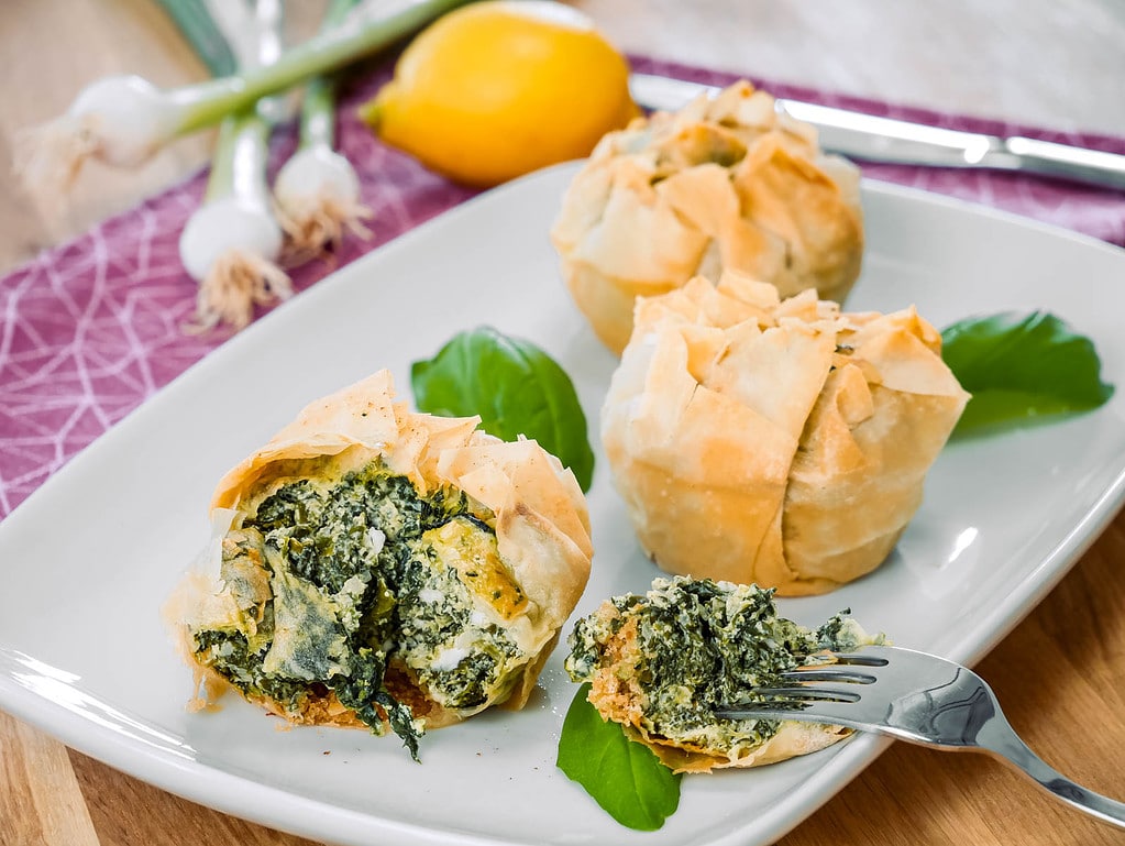 Herzhafte Muffins mit Spinatfüllung kokos milchreis