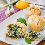 Herzhafte Muffins mit Spinatfüllung kartoffel spinat feta auflauf kartoffel spinat feta auflauf, spinat kartoffelauflauf