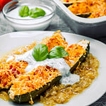 Gefüllte Zucchini mit Couscous spargel kartoffelauflauf spargel kartoffelauflauf, spargel-kartoffel-gratin, kartoffelauflauf mit grünem spargel, spargel kartoffelgratin