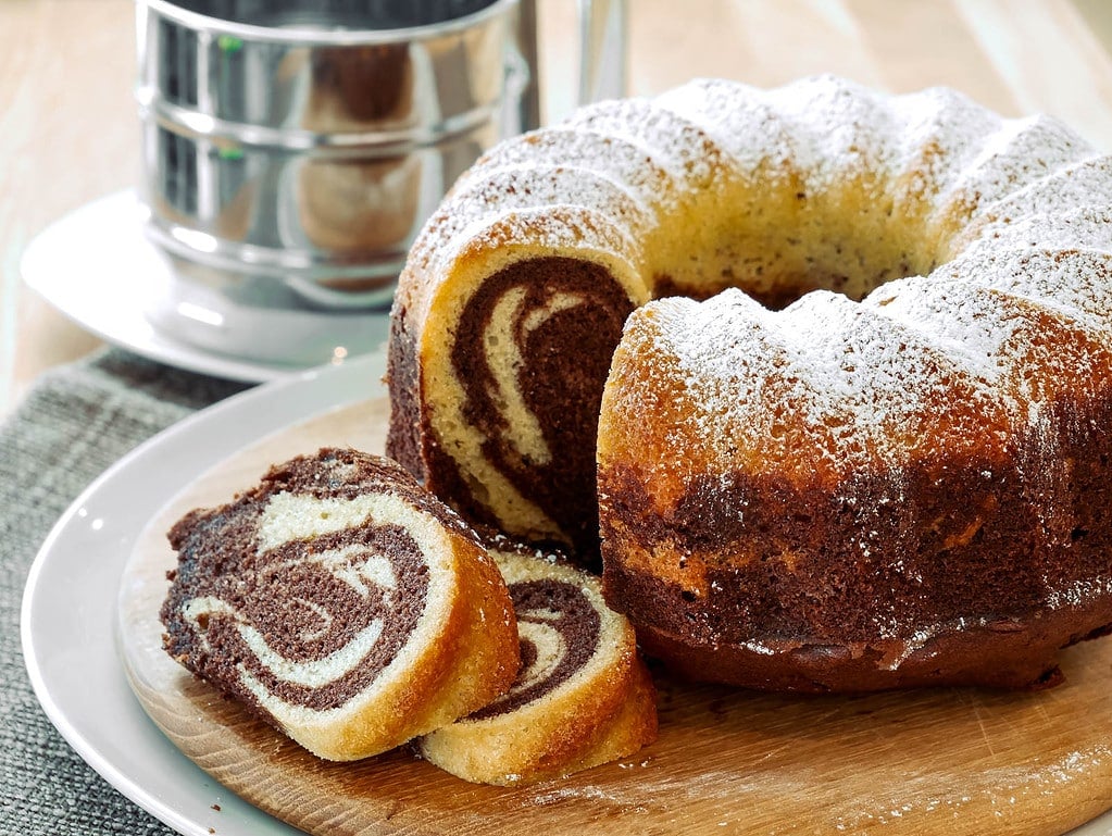 Marmorkuchen bananenbrot omnia