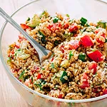 Taboulé - Arabischer Bulgur Salat griechischer krautsalat rezept, krautsalat selbst machen, griechischer krautsalat