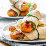 Fischstäbchenwraps