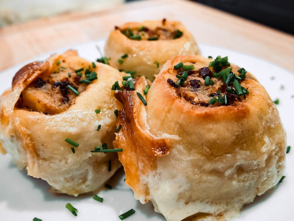 Griebenschnecken käsekuchen mit buttermilch