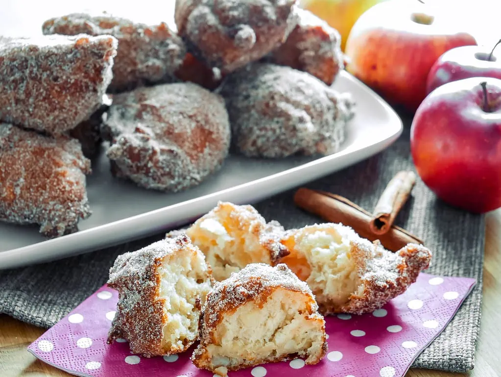 Apfel-Zimt-Krapfen apfelstrudel mit strudelteig