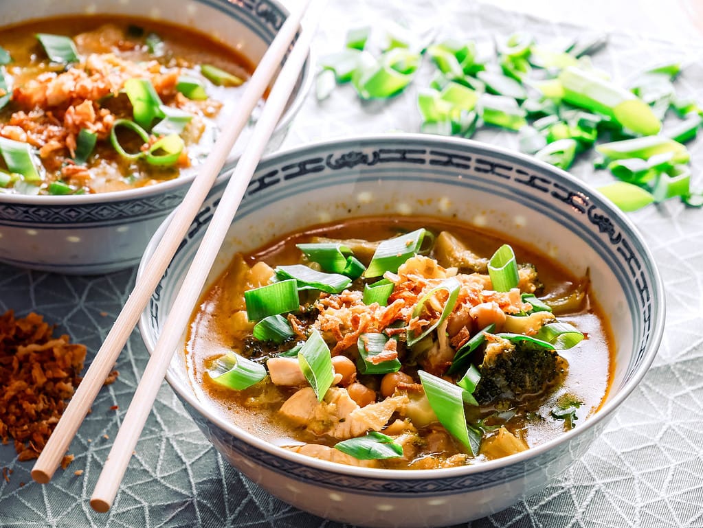 Hähnchen-Kichererbsen-Eintopf flachswickel nach omas rezept