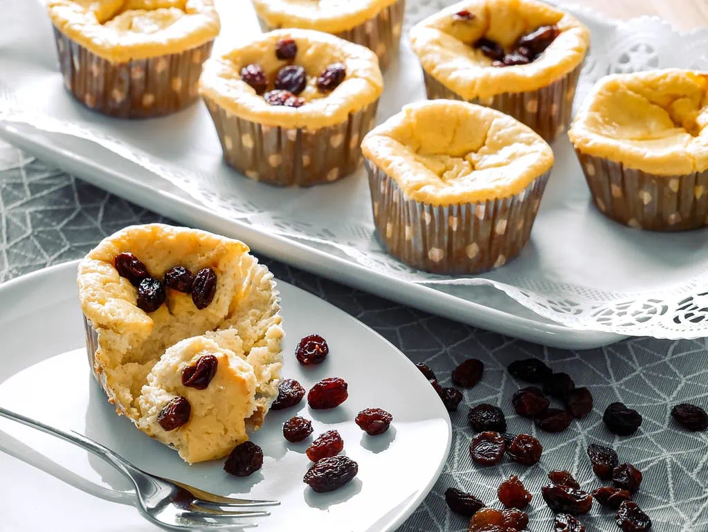 Käsekuchenmuffins apfelstrudel mit strudelteig