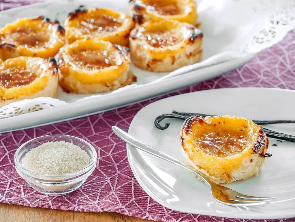 Pastéis de Nata apfelstrudel mit strudelteig