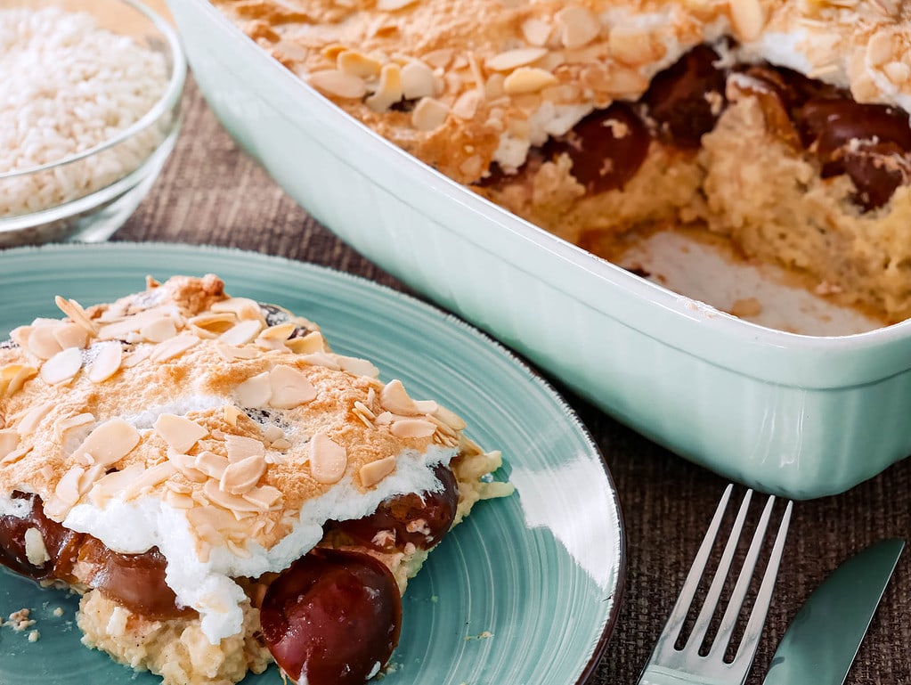 Gratinierter Milchreis apfelstrudel mit strudelteig