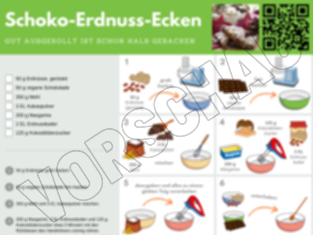 Schoko-Erdnuss-Ecken