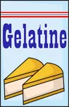 Illustration von Gelatine.